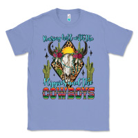 Colony Blue raising hell with the hippies and the cowboys Classic Tee - Zillion Design Studio