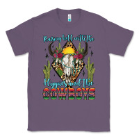 Lavender raising hell with the hippies and the cowboys Classic Tee - Zillion Design Studio