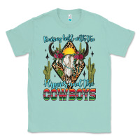 Seafoam raising hell with the hippies and the cowboys Classic Tee - Zillion Design Studio