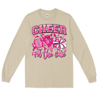 Mushroom cheer for the cure american football Long Sleeve Tee - RanaPortraitStore