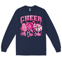 Navy cheer for the cure american football Long Sleeve Tee - RanaPortraitStore