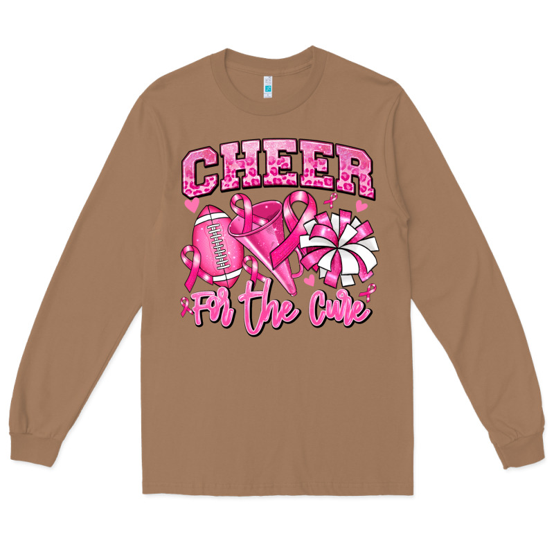 Cheer For The Cure American Football Long Sleeve Tee by RanaPortraitStore | Teevron