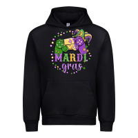 Black mardi gras game Urban Hoodie - MaliasSmallBusiness