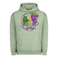 Pigment Oil Green mardi gras game Urban Hoodie - MaliasSmallBusiness