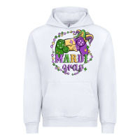 White mardi gras game Urban Hoodie - MaliasSmallBusiness