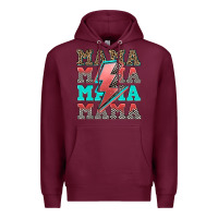 Burgundy racing mama Premium Hoodie - AdoDesignShop