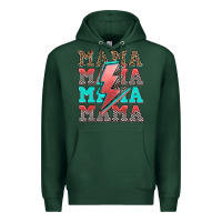 Sports Green racing mama Premium Hoodie - AdoDesignShop