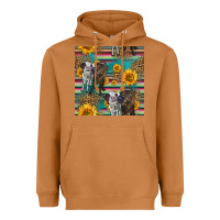 Meerkat two cute heifers seamless pattern Heavyweight Hoodie - HRA Design Shop