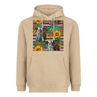 Mushroom two cute heifers seamless pattern Heavyweight Hoodie - HRA Design Shop