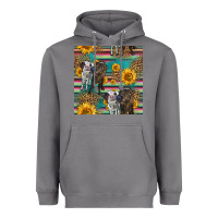 Storm two cute heifers seamless pattern Heavyweight Hoodie - HRA Design Shop