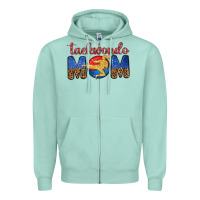 Seafoam taekwondo mom Zipper Hoodie - texasbilliewilder