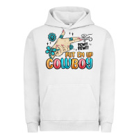 Pigment Lunar Rock western turquoise put em up cowboy Urban Hoodie - MaliasSmallBusiness