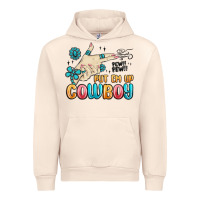 Sandshell western turquoise put em up cowboy Urban Hoodie - MaliasSmallBusiness