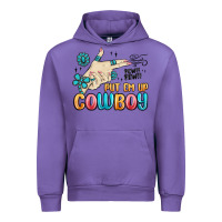 Tulip western turquoise put em up cowboy Urban Hoodie - MaliasSmallBusiness