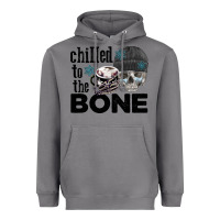 Storm Chilled to the bone skull winter Heavyweight Hoodie - FaDigitalArtStudio
