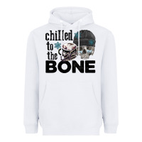 White Chilled to the bone skull winter Heavyweight Hoodie - FaDigitalArtStudio