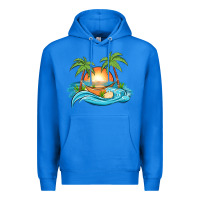 True Royal sunset beach scene Premium Hoodie - MaliasSmallBusiness