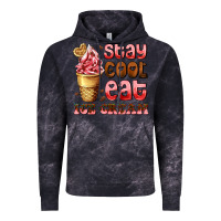 Cloud Black stay cool eat ice cream Vintage Hoodie - AdoDesignShop