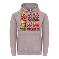 Vintage Zinc stay cool eat ice cream Vintage Hoodie - AdoDesignShop