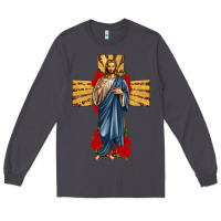 Smoke jesus christ cross Long Sleeve Tee - texasbilliewilder