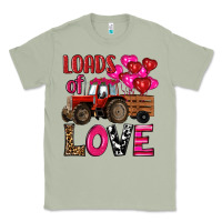 Matcha valentine's day loads of love tractor with pin heart balloons Classic Tee - RanaPortraitStore