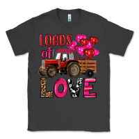 Smoke valentine's day loads of love tractor with pin heart balloons Classic Tee - RanaPortraitStore
