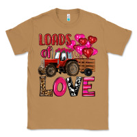Toasted Coconut valentine's day loads of love tractor with pin heart balloons Classic Tee - RanaPortraitStore