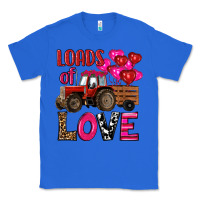 True Royal valentine's day loads of love tractor with pin heart balloons Classic Tee - RanaPortraitStore
