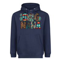 Navy dog nana Heavyweight Hoodie - RacoonDesign