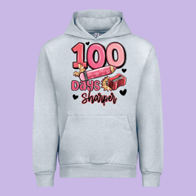 100 Days Sharper School Urban Hoodie Designed By Maliassmallbusiness