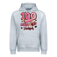 Heather Grey 100 days sharper school Urban Hoodie - MaliasSmallBusiness