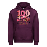 Mauve Wine 100 days sharper school Urban Hoodie - MaliasSmallBusiness