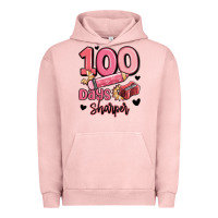 Pigment Salmon 100 days sharper school Urban Hoodie - MaliasSmallBusiness