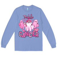 Colony Blue tackle cancer halloween ghosts american football Long Sleeve Tee - RanaPortraitStore