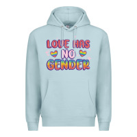 Blue Mist love no gender Premium Hoodie - MaliasSmallBusiness