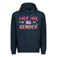 Navy love no gender Premium Hoodie - MaliasSmallBusiness