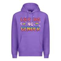 Purple love no gender Premium Hoodie - MaliasSmallBusiness
