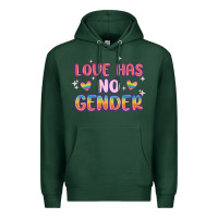 Sports Green love no gender Premium Hoodie - MaliasSmallBusiness