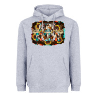 Heather Grey girl mama Heavyweight Hoodie - RacoonDesign