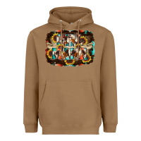 Toasted Coconut girl mama Heavyweight Hoodie - RacoonDesign