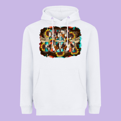 Girl Mama Heavyweight Hoodie Designed By Racoondesign