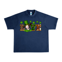 Navy st patricks love heifer Urban Heavy Tee - Artiststas