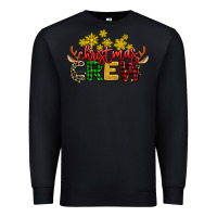 Black christmas crew Premium Sweatshirt - AdoDesignShop