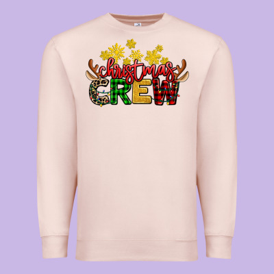 Christmas Crew Premium Sweatshirt Designed By Adodesignshop