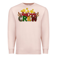 Pale Pink christmas crew Premium Sweatshirt - AdoDesignShop
