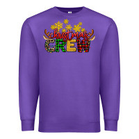 Purple christmas crew Premium Sweatshirt - AdoDesignShop