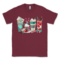 Burgundy teacher coffee cups Classic Tee - texasbilliewilder