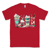 Red teacher coffee cups Classic Tee - texasbilliewilder