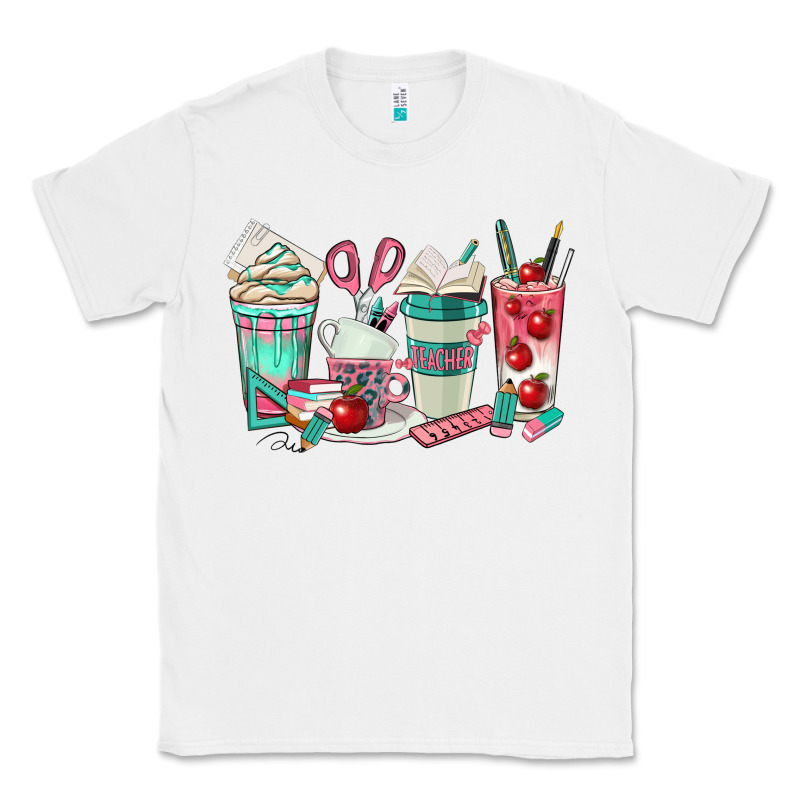 Teacher Coffee Cups Classic Tee by texasbilliewilder | Teevron