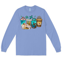 Colony Blue jesus coffee cups Long Sleeve Tee - texasbilliewilder
